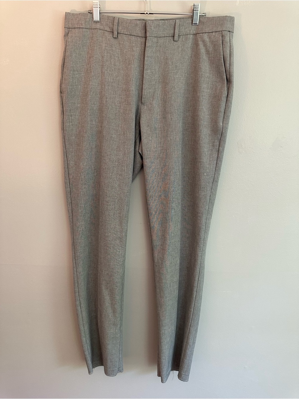 Men's Slim Dress Pants in Gray